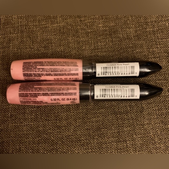 (2) L.A. Colors Moisturizing High Shine Lip Gloss - Pink Pearl CLG868, SEALED - Picture 3 of 4